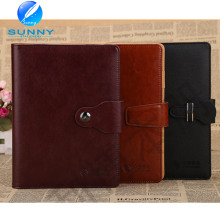 2015 Premium Echtleder Cover Notebook mit niedrigem Preis (XL-21005)